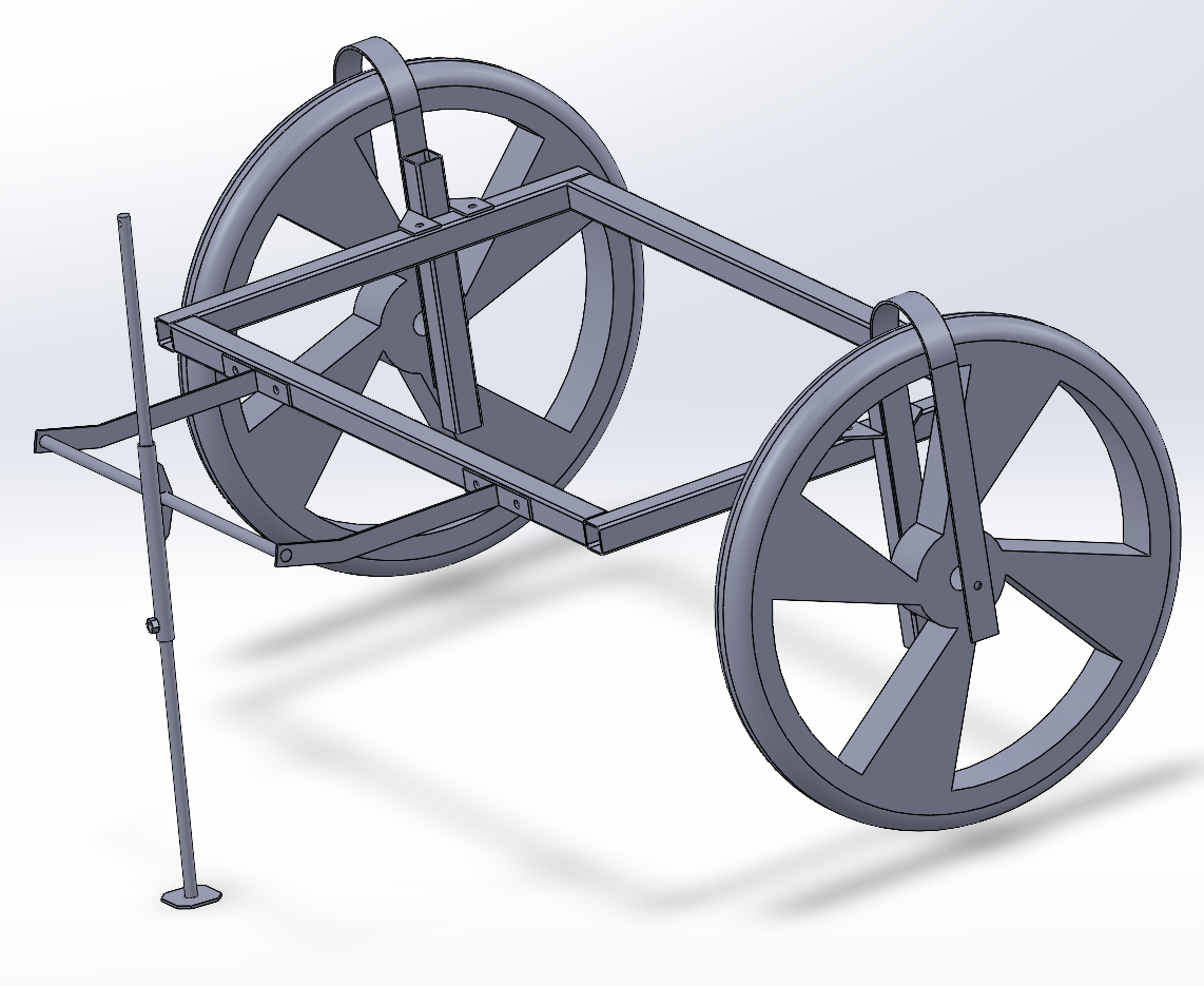 3D model kartáčovacího stroje NeraAgro
